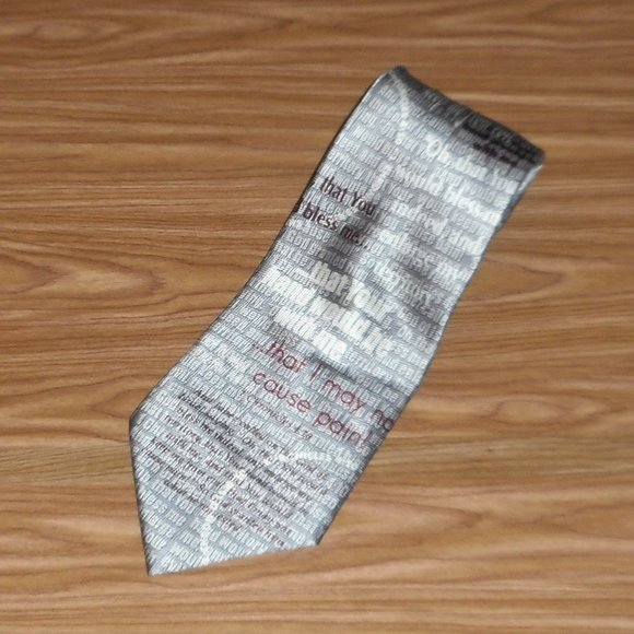 Free Man Apparel Other - Christian scripture silk tie 1 Chronicles 4:10